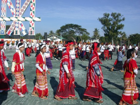 glaucoma specialist at parade in Myanmar