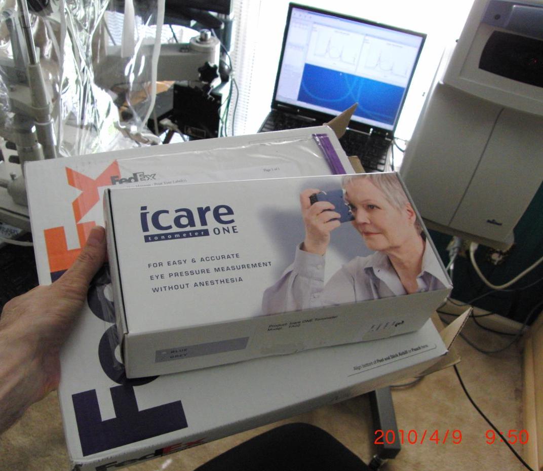 Icare ONE home eye pressure monitoring tonometer